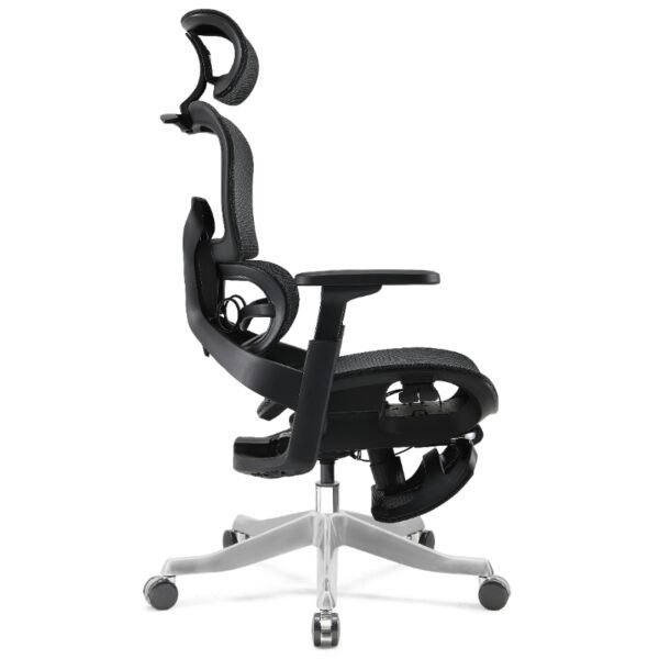 High Back Executive Ergonomic Chair Red with Footrest CY219AR+1 - Image 4
