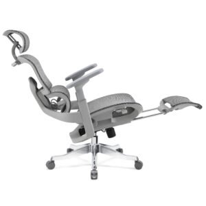 Best Reclining Game Chair Ergonomic Chair with Footrest High Back CY219AG+1